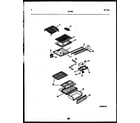 Tappan 95-1522-00-00 shelves and supports diagram