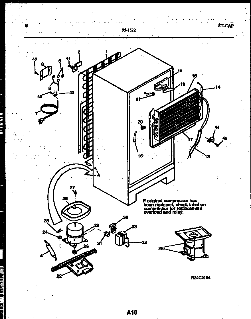 System and automatic defrost parts