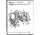 Tappan 61-1042-10-00 door parts diagram