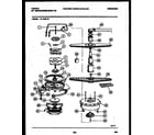 Tappan 61-1042-10-00 motor pump parts diagram