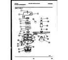 Tappan 61-1021-10-00 motor pump parts diagram