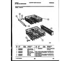 Tappan 61-1021-10-00 racks and trays diagram