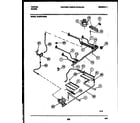 Tappan 30-3979-00-08 burner, manifold and gas control diagram