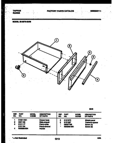 Drawer parts