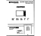 Tappan 56-9402-10-10 front cover diagram