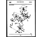 Tappan 32-2642-23-01 burner, manifold and gas control diagram