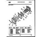 Tappan 30-3982-00-01 door parts diagram