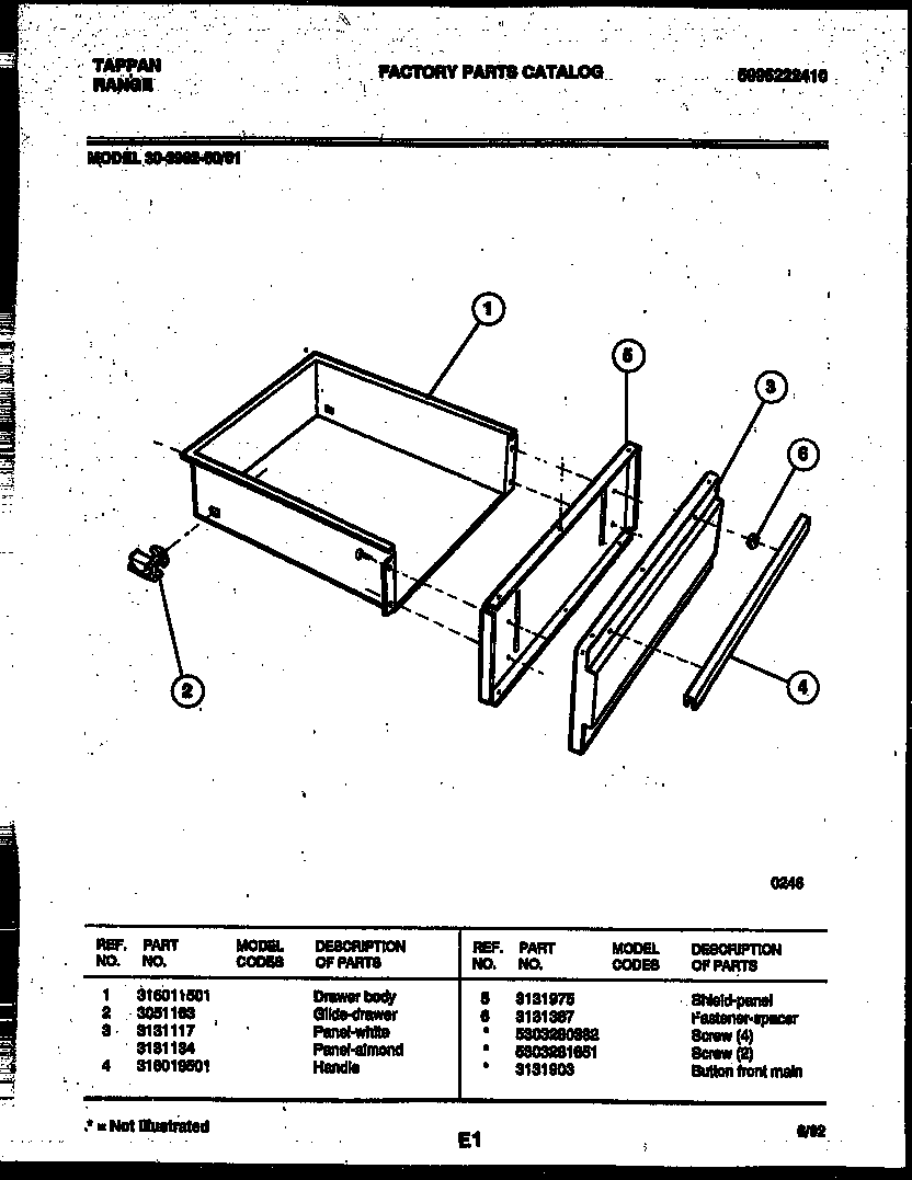 Drawer parts