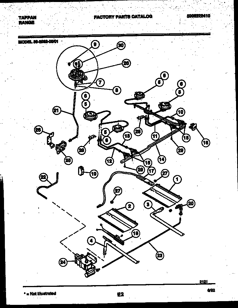 Burner, manifold and gas control