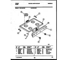 Tappan 32-1039-23-08 cooktop parts diagram