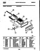 Broiler drawer parts