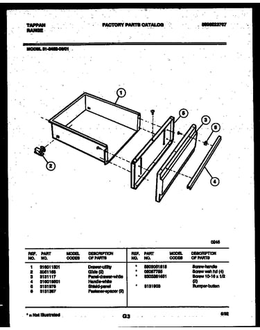 Drawer parts