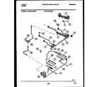 Tappan 30-2761-23-02 burner, manifold and gas control diagram
