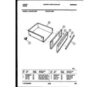 Tappan 30-2761-23-02 drawer parts diagram
