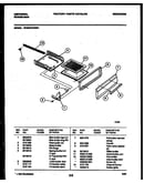 Broiler drawer parts