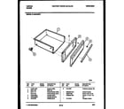 Tappan 31-2442-00-01 drawer parts diagram