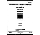 Tappan 31-3342-00-01 cover page diagram