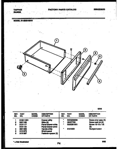 Drawer parts