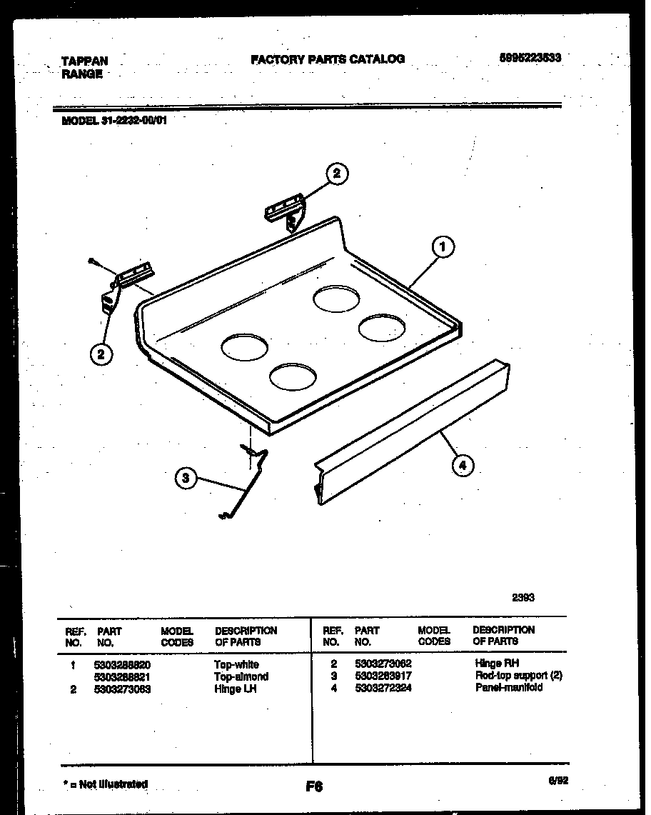 Cooktop parts