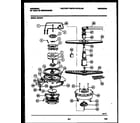 Tappan DB700P1-23 motor pump parts diagram