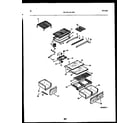 Tappan 95-1732-00-00 shelves and supports diagram