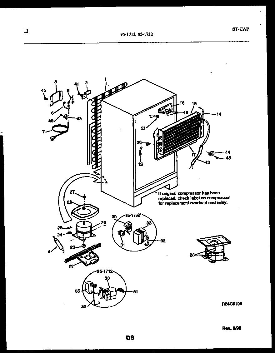 System and automatic defrost parts