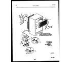 Tappan 95-1712-00-00 system and automatic defrost parts diagram