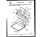 Tappan 49-2151-00-01 console and control parts diagram