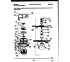 Frigidaire DB400PW1 motor pump parts diagram