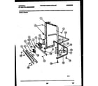 White-Westinghouse DB400PW1 power dry and motor parts diagram