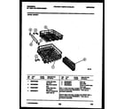 Frigidaire DB400PW1 racks and trays diagram