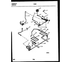 Tappan 30-3981-00-03 burner, manifold and gas control diagram