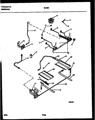 Burner, manifold and gas control