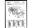 Tappan 12-4980-00-04 door parts diagram