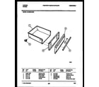Tappan 30-3860-23-04 drawer parts diagram