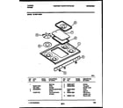 Tappan 36-3281-23-02 cooktop parts diagram