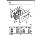 Tappan 36-3281-00-02 door parts diagram