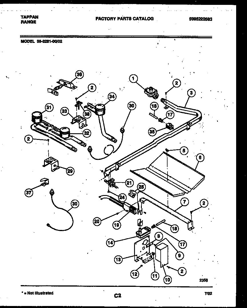 BURNER, MANIFOLD AND GAS CONTROL