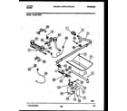 Tappan 36-3281-23-02 burner, manifold and gas control diagram