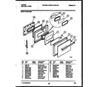 Tappan 12-4990-00-03 door parts diagram