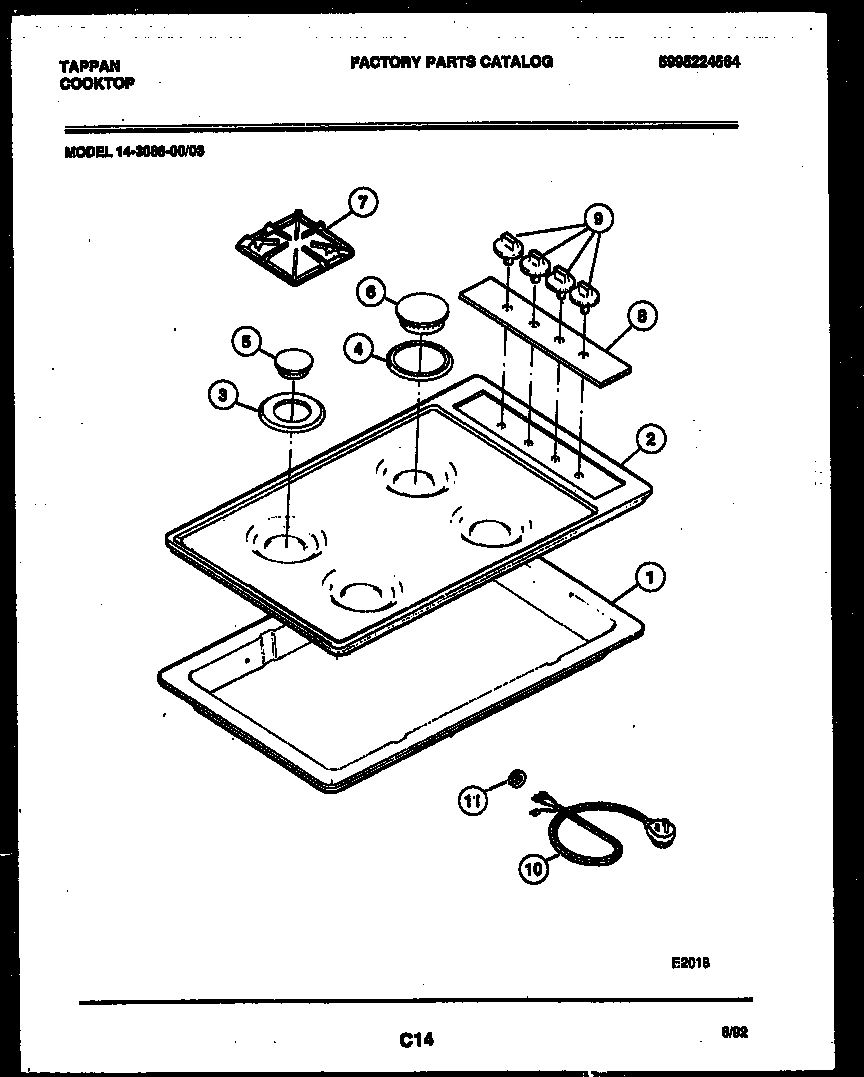 Cooktop parts