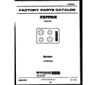 Tappan 14-3038-00-02 cover diagram