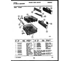 Tappan 61-1092-10-00 racks and trays diagram