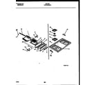 Tappan 30-3152-00-01 cooktop and broiler drawer parts diagram