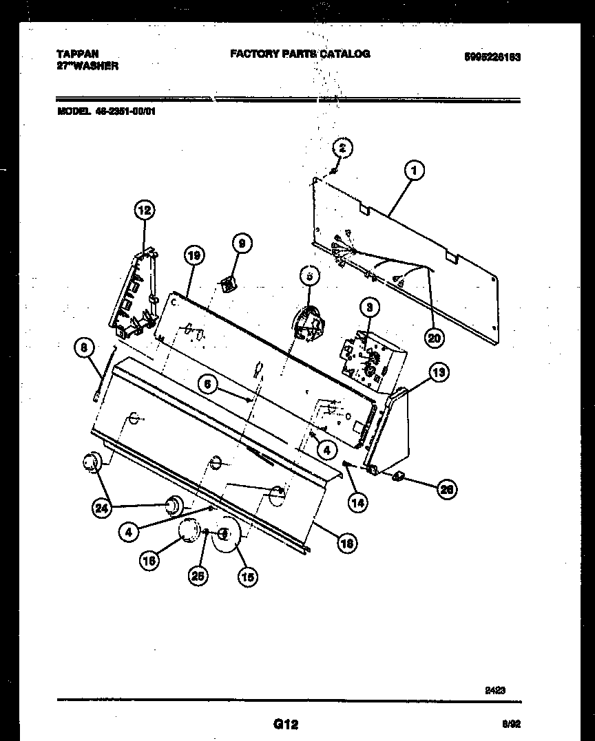 CONSOLE AND CONTROL PARTS