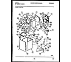 Tappan 44-2401-00-01 cabinet parts and heater diagram