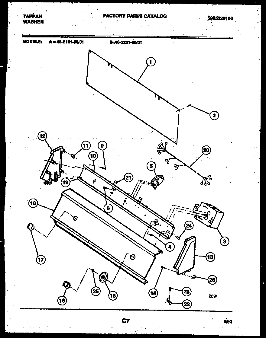 CONSOLE AND CONTROL PARTS