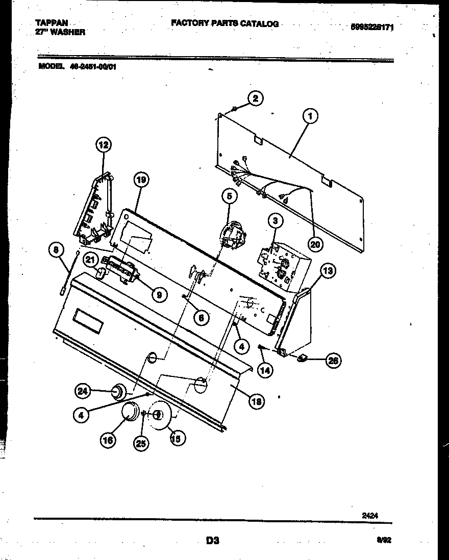 Console and control parts