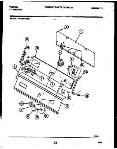 Console and control parts