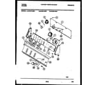 Tappan 46-2751-00-01 console and control parts diagram
